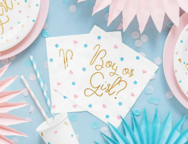 Servietten - Boy or Girl - 33cm x 33cm